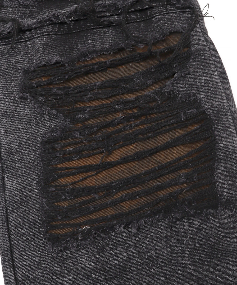 デストロイダメージワイドデニム