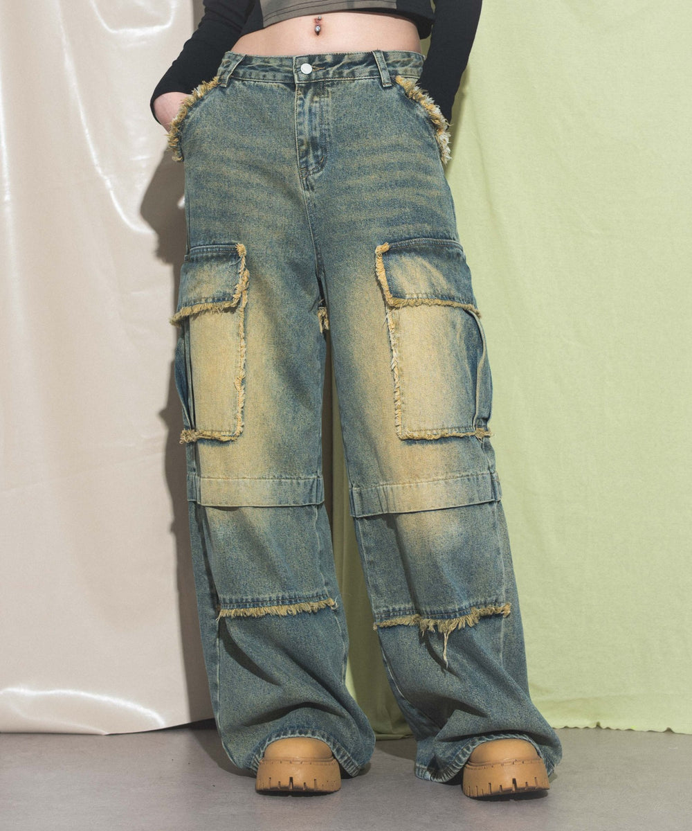 デニム中濃　モデル:168cm M着用