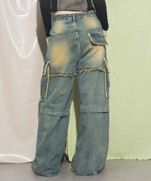 デニム中濃　モデル:168cm M着用