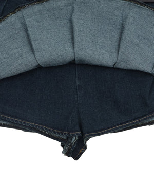 プリーツブラストミニスカパン