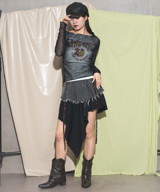 ホワイト モデル:168cm F着用