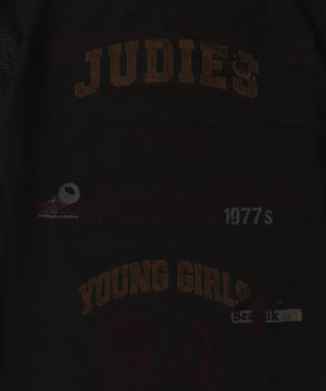 バイカラーシアーデザイントップス