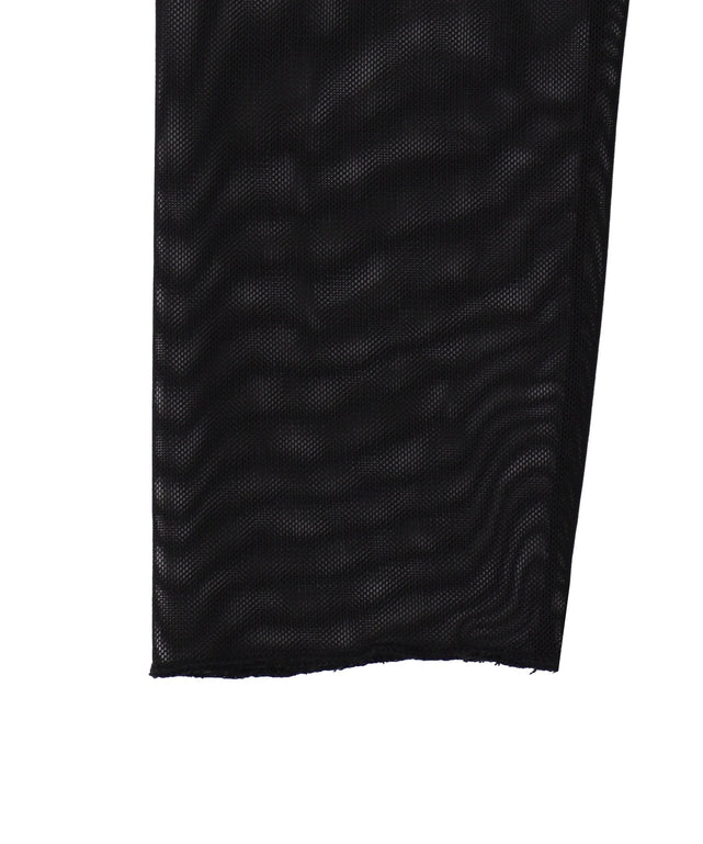 バイカラーシアーデザイントップス