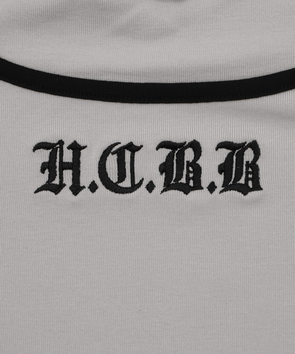 袖レースグラフィックトップ