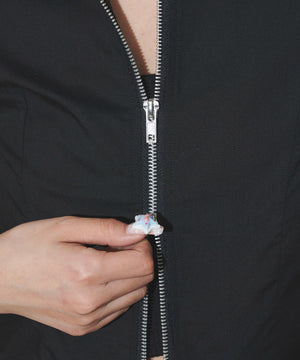 ナンバリングZIPシャツ