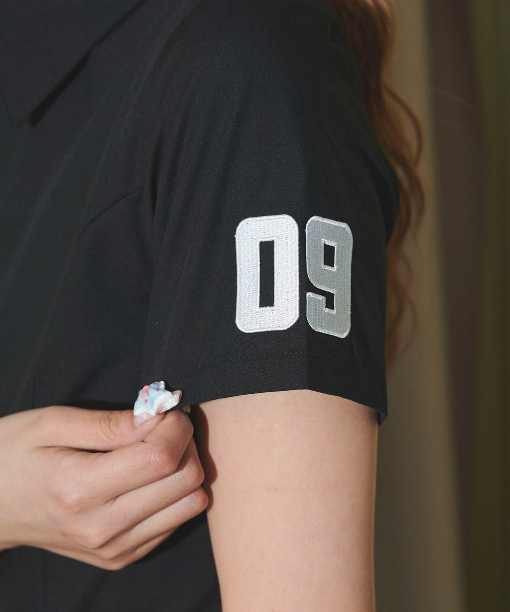 ナンバリングZIPシャツ