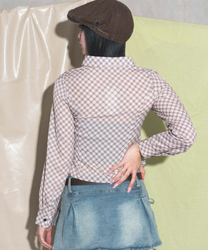 ベージュ　モデル:168cm F着用