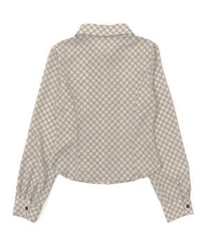 バタフライチェックシャツ