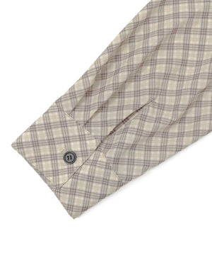 バタフライチェックシャツ