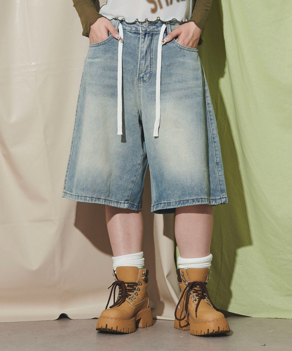 デニム淡 モデル：155cm M着用