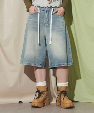 デニム淡 モデル：155cm M着用