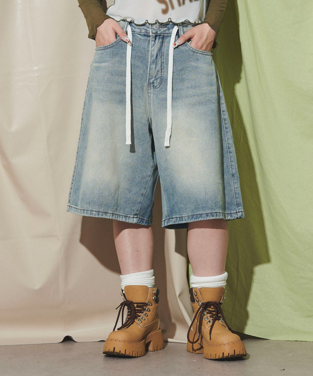 デニム淡 モデル：155cm M着用