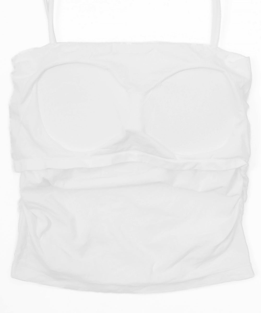 パット付きシンプルキャミ