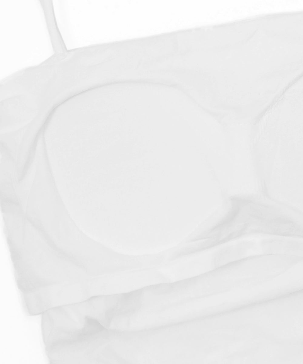 パット付きシンプルキャミ