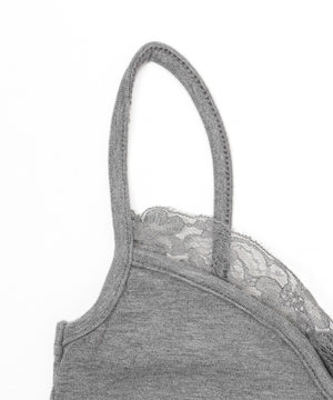 レースクロップドキャミ