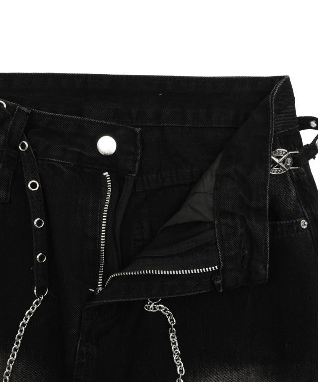 ドロストチェーンブラストワイドデニム