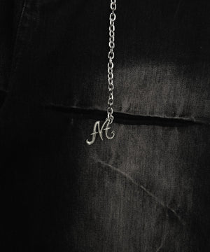 ドロストチェーンブラストワイドデニム