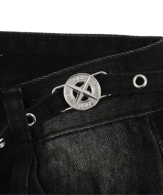 ドロストチェーンブラストワイドデニム