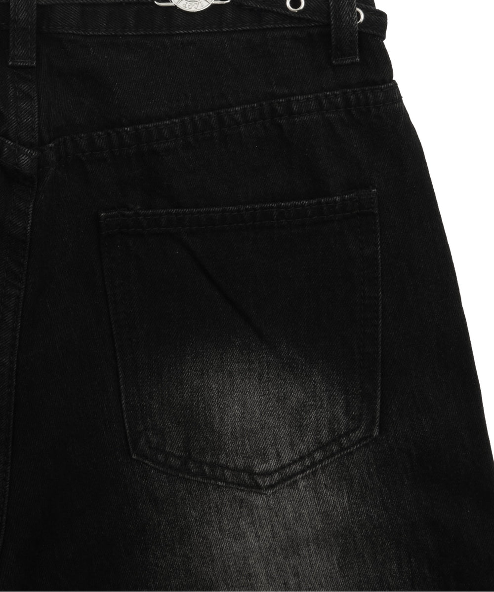 ドロストチェーンブラストワイドデニム