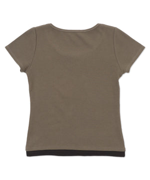 レイヤードドッキンググラフィックT