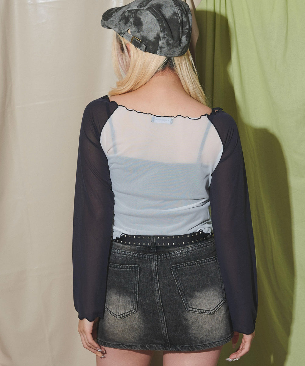 ネイビー モデル：155cm F着用