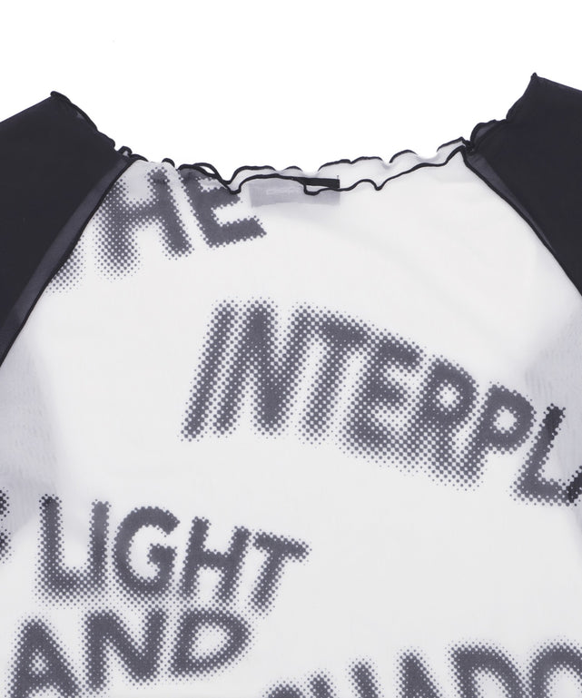 ランダムロゴメロウシアートップス