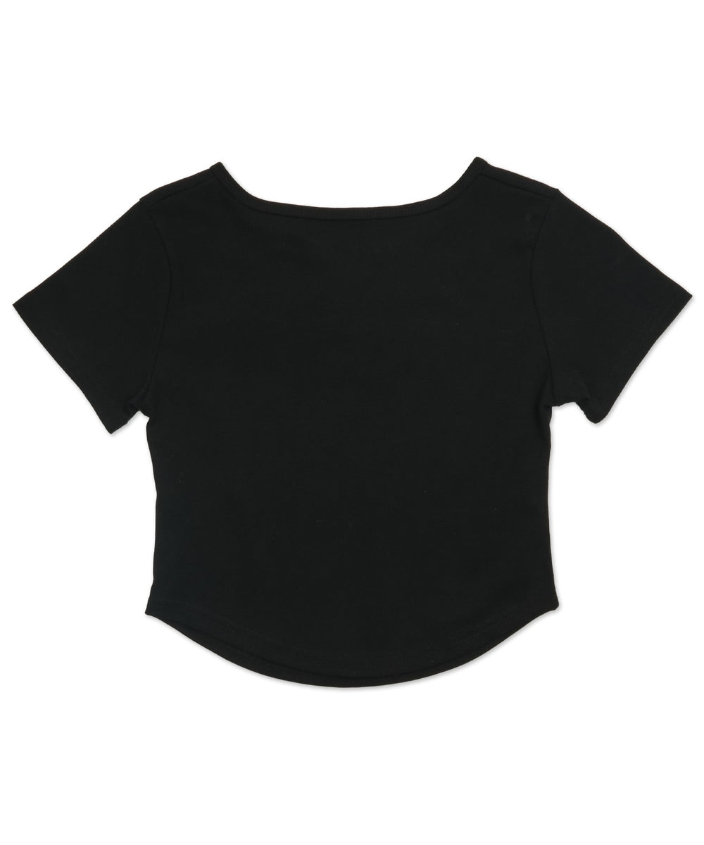 フロントレースアップピチT