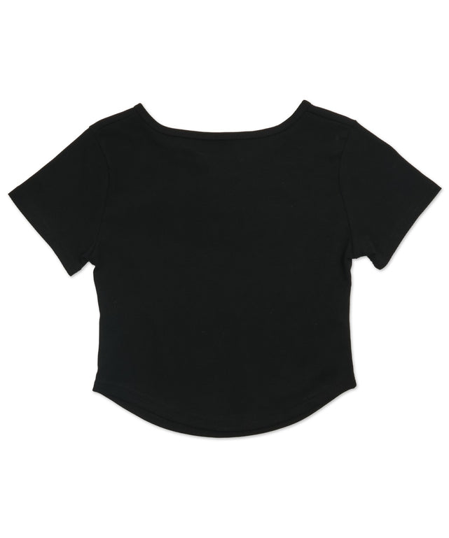 フロントレースアップピチT