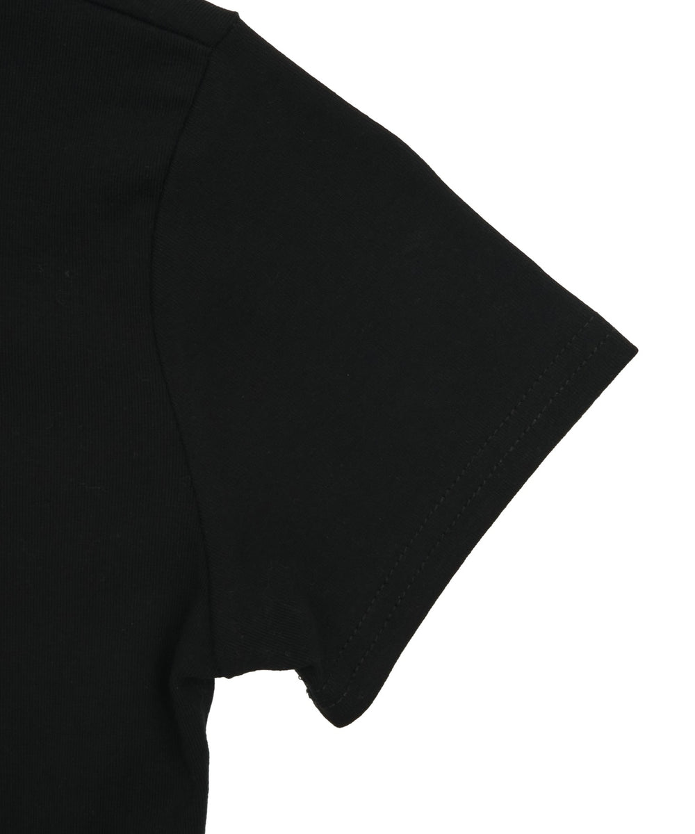 フロントレースアップピチT