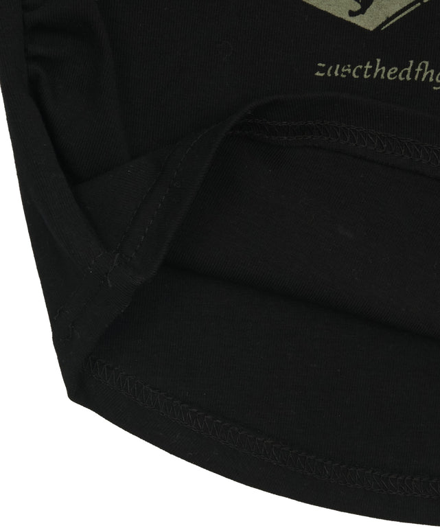 フロントレースアップピチT