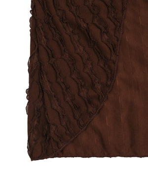 バタフライカットフリルカーディガン