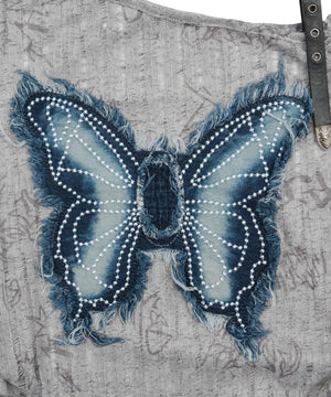 ベルトショルダーバタフライトップ