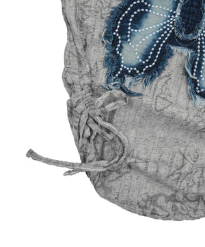 ベルトショルダーバタフライトップ