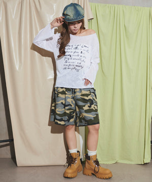 ホワイト モデル：160cm F着用