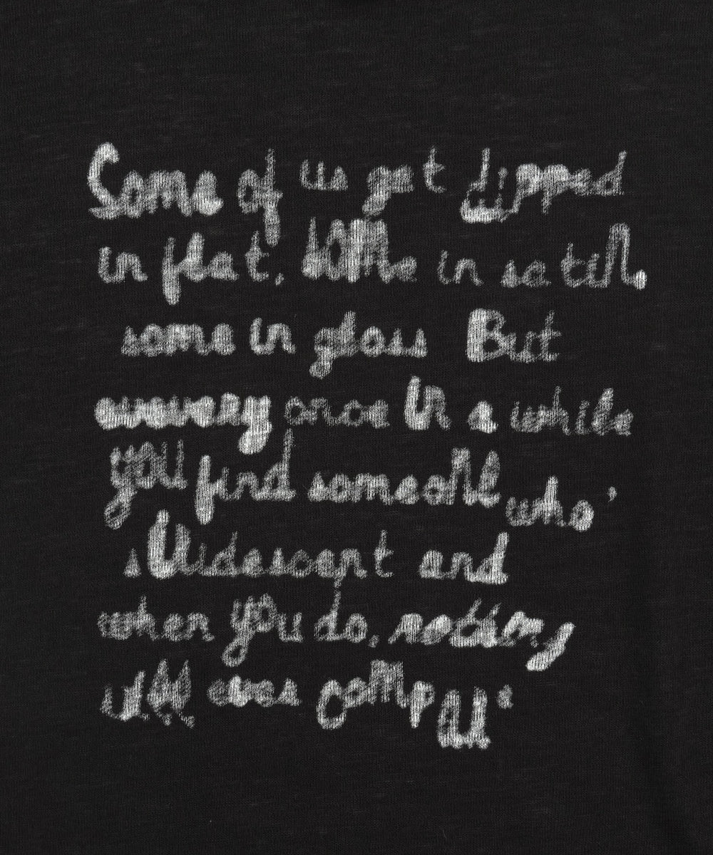 ペイントロゴスリーブトップ