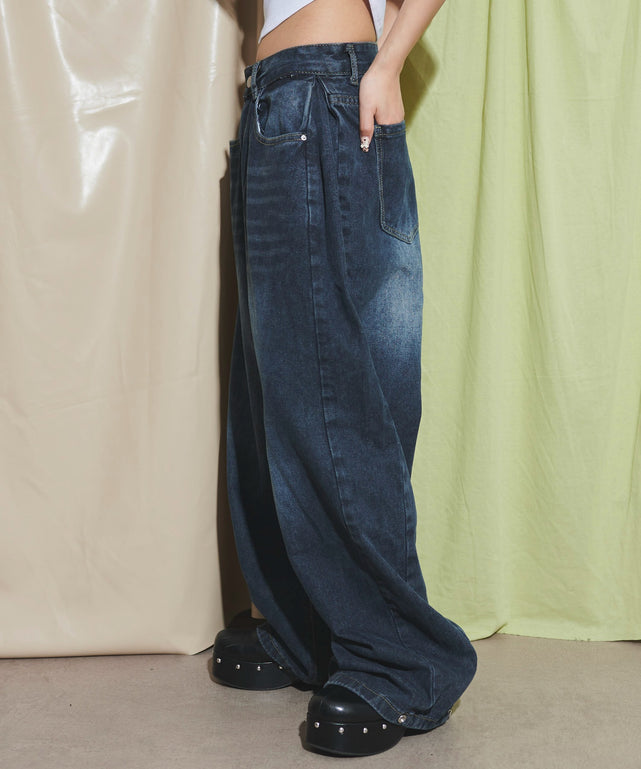 デニム濃 モデル：160cm M着用