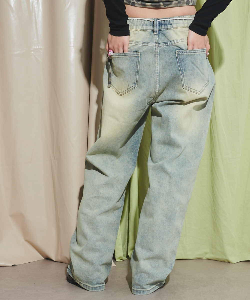 デニム淡 モデル：155cm M着用