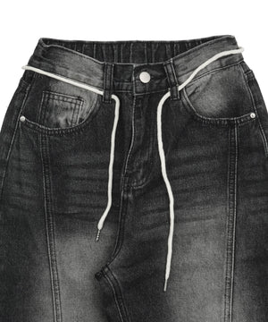 ウォッシュストリングデニム