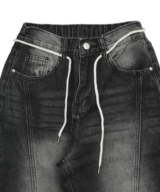 ウォッシュストリングデニム