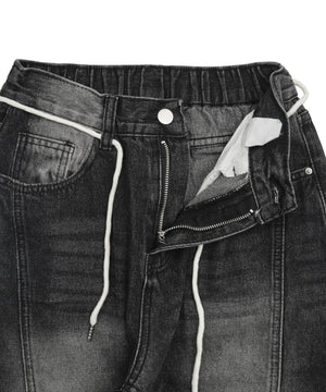 ウォッシュストリングデニム