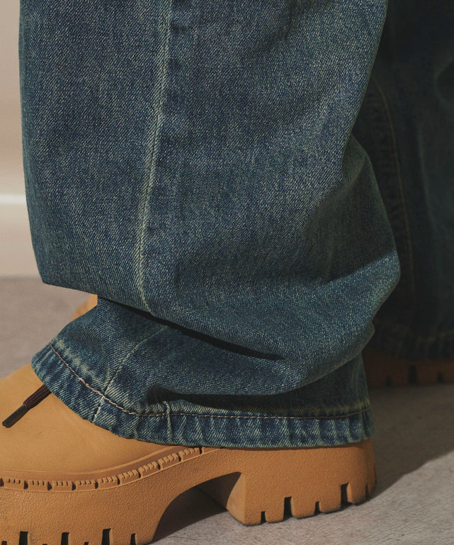 ウォッシュストリングデニム