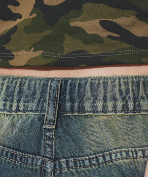 ウォッシュストリングデニム