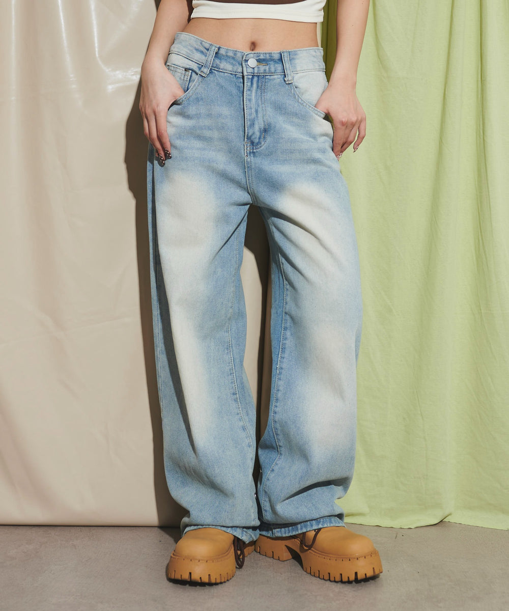 デニム淡 モデル：160cm M着用