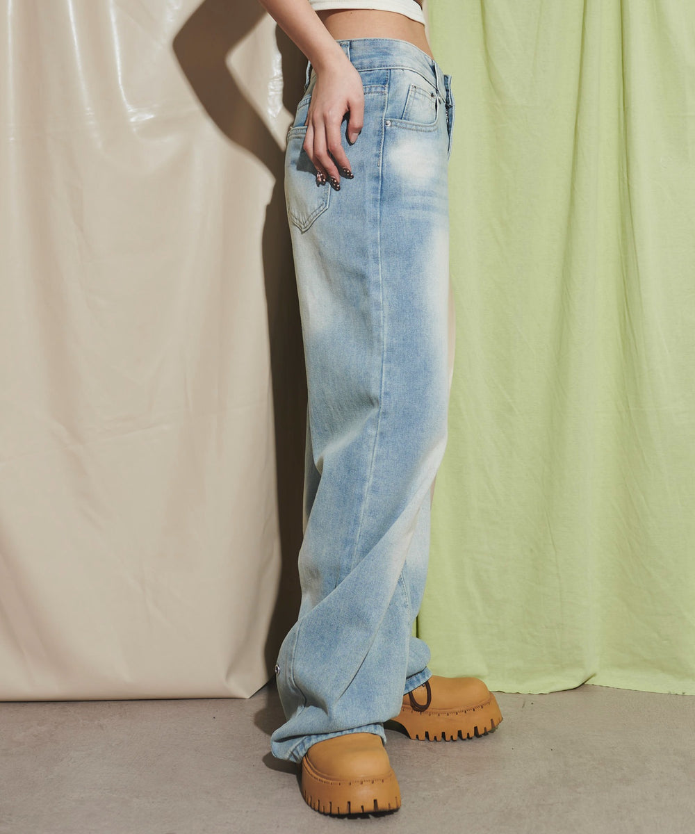 デニム淡 モデル：160cm M着用