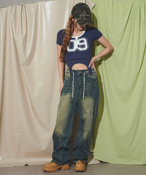 ネイビー モデル：160cm F着用