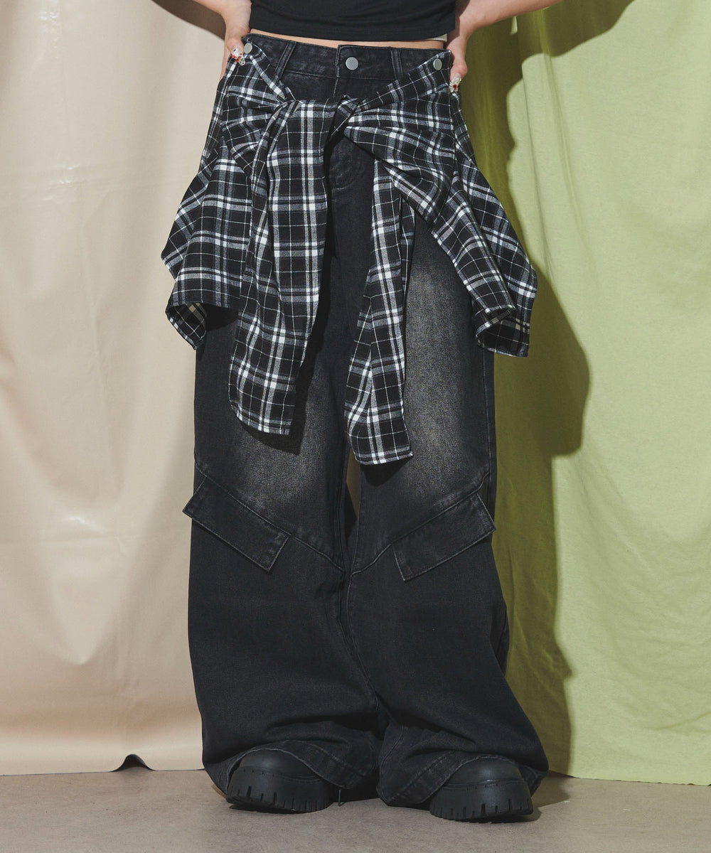 ブラック モデル：155cm M着用