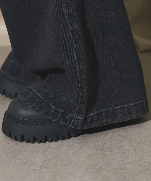 フェイクシャツスリーブデニム