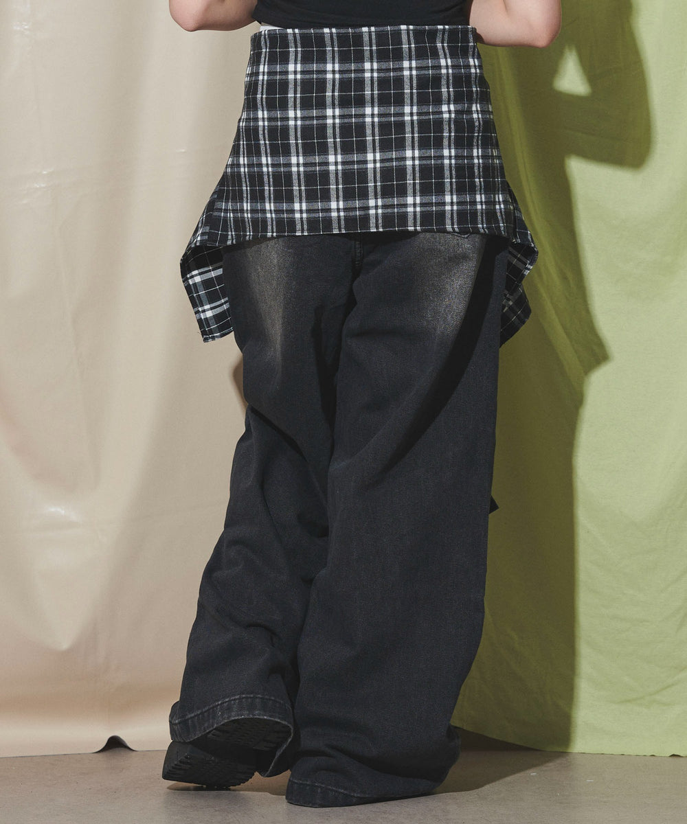 ブラック モデル：155cm M着用