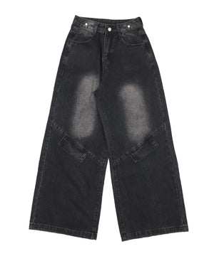 フェイクシャツスリーブデニム