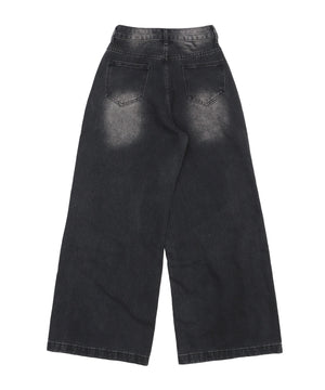 フェイクシャツスリーブデニム